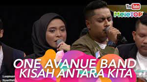 'kisah antara kita' adalah sebuah lagu ciptaan reyhan daripada anggota one avenue band (oab) sendiri. One Avenue Band I Kisah Antara Kita Persembahan Live Meletop Youtube