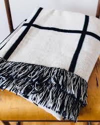 Black And White Grid Throw Blanket Grid Woven Blanket Black White In 2020 Woven Throw Blanket White Throw Blanket Blue Throw Blanket