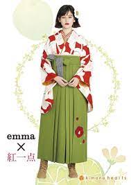 ih 2 袴 hakamani ハカマニ emma 紅一点 卒業式 袴 着物ファッション 袴
