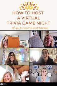 How to host a trivia night or pub quiz using zoom. How To Host A Virtual Game Night Virtual Games Virtual Family Games Family Games Online