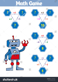 Mathematics Educational Game For Children Vector Illustration Ad Spon Game Educational Educational Games For Kids Educational Games Vector Illustration