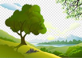 Green Trees And Mountain Digital Illustration Landscape Design Euclidean Drawing Forest Watercolor Painting Leaf Branch Png Pngwing Russia, the urals, reserve taganay. green trees and mountain digital
