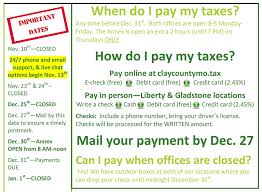 The answer is yes — as long as you pay through one of the irs's three approved payment processors. Tax Bill Insert Letter Clay County Missouri Tax