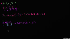 Total number of letters *divided by* (2)! Permutation Formula Video Permutations Khan Academy