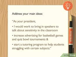 How To Write A Student Council Speech 10 Steps With Pictures