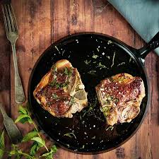 There should be a good deal of marbling in the mix the olive oil, garlic, thyme, brown sugar, cayenne pepper, salt and pepper thoroughly in a. Lemon Thyme Roasted Grassfed Lamb Chops