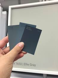 If you are doing all the walls then i would go for the distance. Light Blue Grey Paint Colors Novocom Top