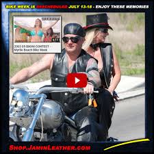 Bike Week Is Rescheduled July 13 18 Enjoy These Memories Watch Here Https Youtu Be U6j Jw Ynes For The B In 2020 Myrtle Beach Bike Week Bike Week Beach Bike