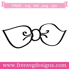 Download Free Svg Files Svg Png Dxf Eps Hand Drawn Bow SVG Cut Files