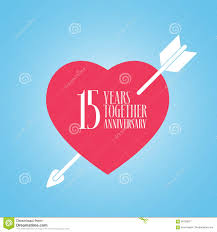 Imágenes de aniversario de bodas (bodas de cristal 15 años de casados). 15 Anos De Aniversario Del Icono Del Vector De La Boda O De La Boda Ejemplo Ilustracion Del Vector Ilustracion De Anos Vector 96159017