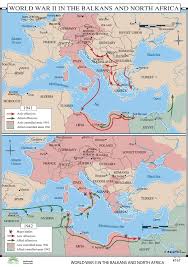 Regent horthy relied heavily on his large force of gendarmes for internal security in hungary behind the front lines. Universal Map World History Wall Maps World War Ii In Balkans North Africa Wayfair