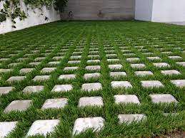 Drivable Turf Soil Retention Artificial Grass Backyard Grass Pavers Patio Artificial Grass Balcony