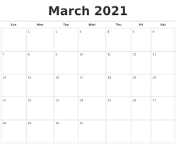 Blank Calendar 2021 March Allowed In Order To My Blog With This Moment I Ll Show You Con In 2020 Monthly Calendar Printable Print Calendar Printable Calendar Design