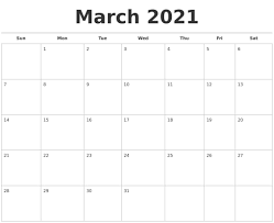 If you're trying to find an editable printable 2021 calendar then you're currently on the proper website. Blank Calendar 2021 March Allowed In Order To My Blog With This Moment I Ll Show You Concern Blank Monthly Calendar Monthly Calendar Printable Calendar June
