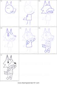 How To Draw Skye From Animal Crossing Printable Drawing Sheet By Drawingtutorials101 Com Animal Crossing Characters Animal Crossing Animal Crossing Fan Art