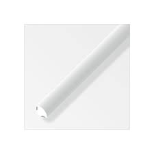 Quart De Rond Adhesif Pvc Blanc 14mm Longueur 2 5m Tecniba