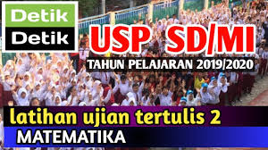 Dikutip dari buku asyik mengerjakan pr matematika sd kelas 2 oleh ajen dianawati, berikut ini contoh soal matematika kelas 2 sd semester 1 beserta kunci jawabannya. Latihan Ujian Tertulis 2 Usp Sd Mi Matematika Detik Detik Usp Sd Mi 2020 Youtube