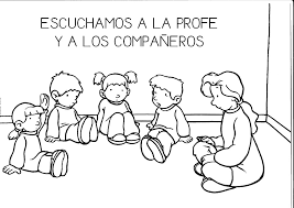Resultado de imagen de convivencia escolar para colorear