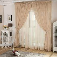 Romantic Champagne Yarn Lace Curtains For Living Room Curtains Living Room Farm House Living Room Modern Farmhouse Living Room
