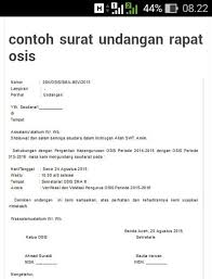 Contoh surat undangan resmi 1. 103 Contoh Undangan Rapat Osis Bahasa Jawa Gratis Terbaik Contoh Undangan