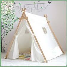 Lovely Kid Play Tent White Fabric Teepee Children Bed Tent Indoor Children Paly House En 2020 Tiendas De Campana Para Ninos Tipi Para Ninas Carpitas Para Ninos