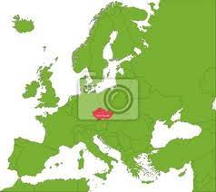 Elegant background for business presentations. Placering Av Tjeckien Om Europa Kontinenten Affischer Pa Vagg Affischer Moravia Bohemliv Administrativ Myloview Se