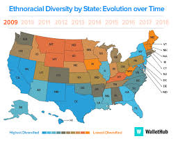 The demographics of los angeles county include a diverse people by race, ethnicity, and nationality. Most Least Diverse States In America