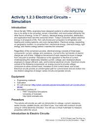 Applications of systems of equations: Activity 1 2 3 Electrical Circuits Simulation Introduction