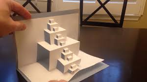 15% off with code zcreatetoday. How To Make A Popup Paper Card Fractal Style Youtube