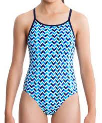 Funkita Chevron Stream Girls Swimsuit Girls Swimsuit Swimsuits Swimming Costume