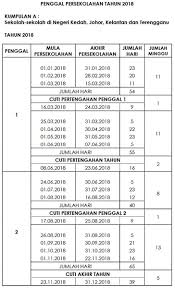 Berikut adalah senarai cuti umum / hari kelepasan am di malaysia untuk tahun 2021. Kalendar Cuti Sekolah Dan Cuti Umum 2018 Nikkhazami Com