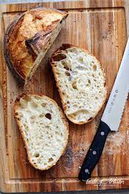 A unique characteristic of sourdough bread is that it needs longer than other homemade breads to cool before slicing. No Knead Sourdough Bread Taste Of Artisan