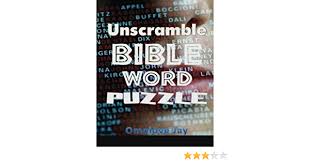Books of the old testament word scramble. Amazon Com Unscramble Bible Word Puzzles For Adults Kids 9781539515227 Jay Omolove Books