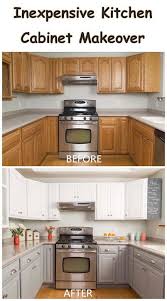 A diy rustic kitchen makeover might not be for you, but i hope you gained some ideas you could use in your own. 35 Awesome Diy Kitchen Makeover Ideas For Creative Juice Inexpensive Kitchen Cabinets Cheap Kitchen Makeover Kitchen Diy Makeover