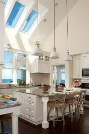 add decor to your vaulted ceilings