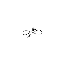 Infinity Arrow Symbol Temporary Tattoo Set Of 2 Small Arrow Tattoos Arrow Tattoos For Women Sagittarius Tattoo