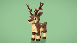 Sawsbuck (Spring Form) (Cobblemon) - 3D model by Reisen (@ReisenModels)  [4b4e69d]