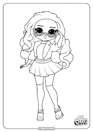 Below you can download or print coloring pages lol omg in a convenient a4 format. Lol Surprise Omg Class Prez Doll Coloring Page Cool Coloring Pages Tangled Coloring Pages Horse Coloring Pages