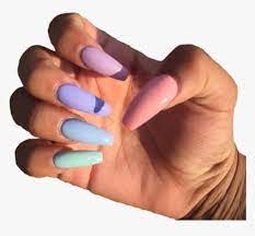 So if you have finally got your acrylic nails done, you might want to get inspired to try different acrylic nail designs at the salon or. Acrylic Acrylicnails Nails Cute Aesthetic Acrylic Nails Different Colors Hd Png Download Transparent Png Image Pngitem