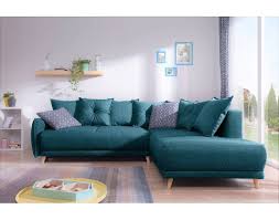 Lena Canape Scandinave D Angle Droit Bleu Canard 236x90x190cm Canape Angle Canape Scandinave Canape Convertible