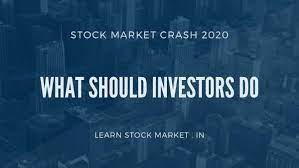 Stock market's real peak values. Stock Market Crash 2020 In India What Should Investors Do