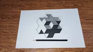 Gambar 3d Mudah In 2020 Drawing Tutorial Easy Drawings Optical Illusions