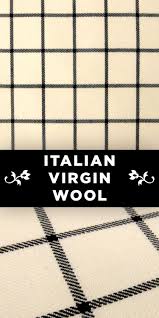 Black And White Checkered Pattern Name Italian Virgin Wool Lycra Fabric Names Fall Fabric Fabric