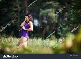 Young Fit Brunette Woman Teasing Short Stock Photo 247171159 | Shutterstock