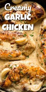This Easy Recipe Makes The Most Tender And Delicious Skillet Fried Chicken Breasts Smothered In 2020 Garlic Chicken Recipes Chicken Dinner Recipes Easy Chicken Recipes