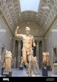 Marble Statue of a Wounded Warrior, Metropolitan Museum of Art, NYC Stock  Photo - Alamy
