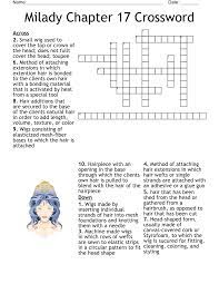 Milady Chapter 17 Crossword - WordMint