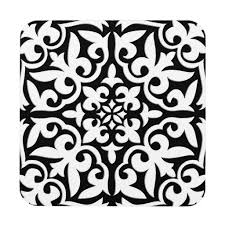 Black And White Moroccan Tiles Moroccan Tile Black With White Background Drink Coaster Zazzle Com Moroccan Tile Moroccan Tiles Pattern White Background