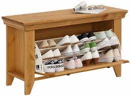 Schuhbank eiche 80x50x30 schuhbank mit 2 ablagen aus eiche white wash mit, schuhbank 82x45x40cm gomma wildeiche massiv geölt schuhbank günstig ab 39.00chf online kaufen. Home Affaire Schuhbank Skandinavia Aus Massiver Kiefer Online Kaufen Otto