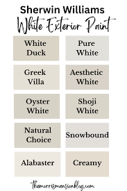 15 Best White Exterior Paint Colors